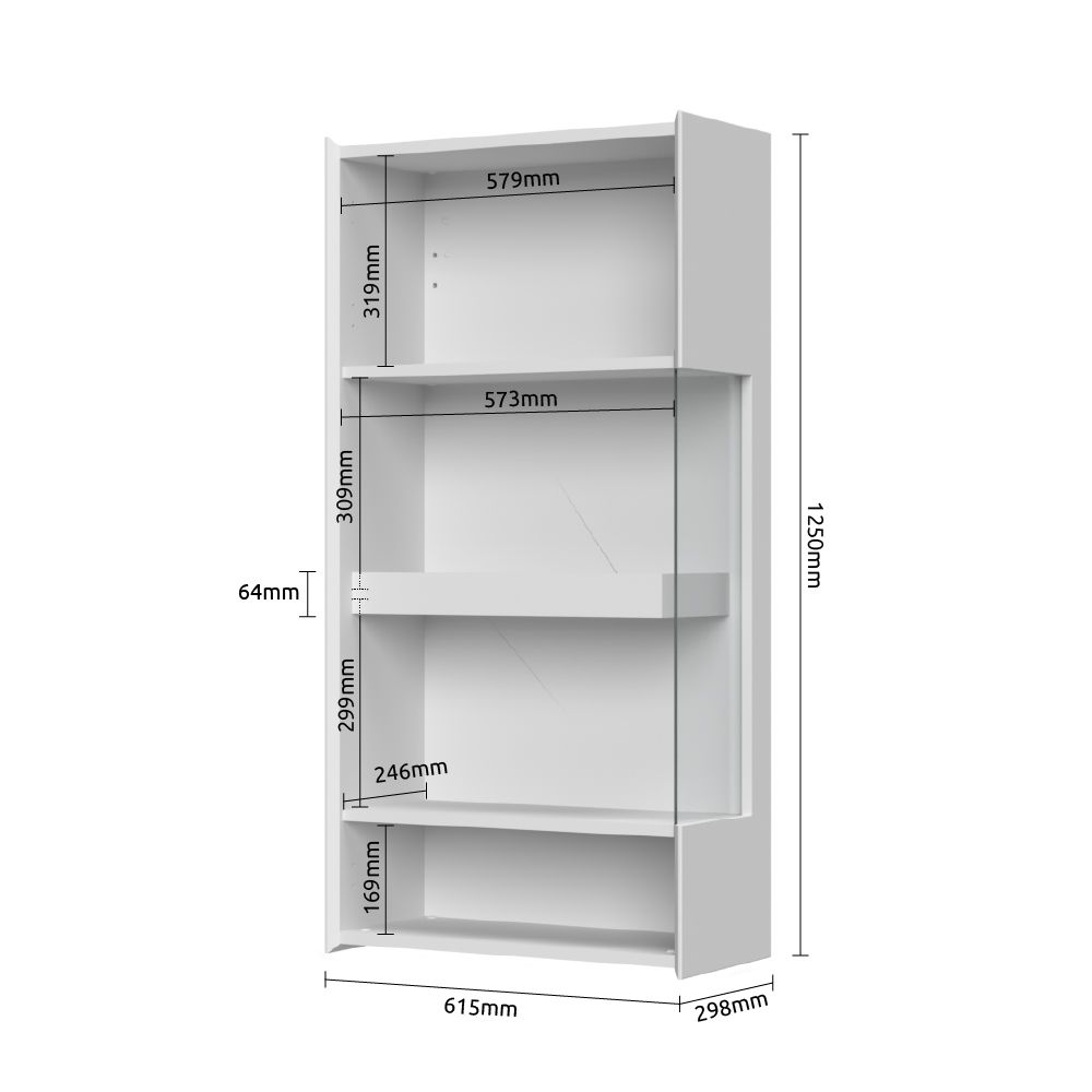 Viseča vitrina SKY45 VK62-2KS-S45-dimenzije