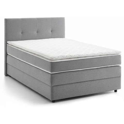 Box spring postelja MERLIN POCKET (siva - Orion 102, 165x208x121)