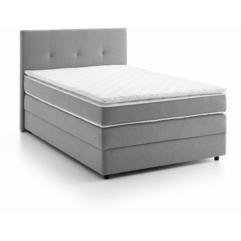 Box spring postelja MERLIN (siva - Orion 102, 125x208x121)