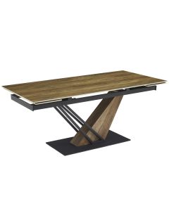 Raztegljiva miza MARIN (180+30+30)x90x76 cm hrast