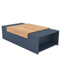 Klubska miza GORITA 2 siva + hrast