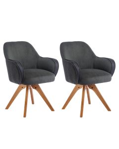 Chair MANDELA (črna + zelena)