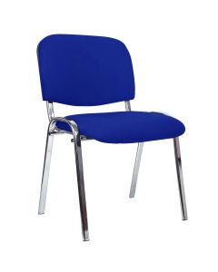 Konferenčni stol ISO krom (modra)