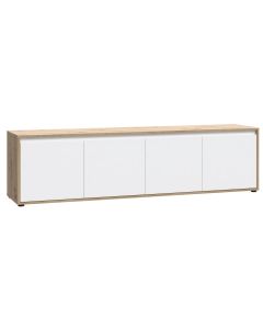 TV komoda SKELPE SXPT142-M961 bela + hrast