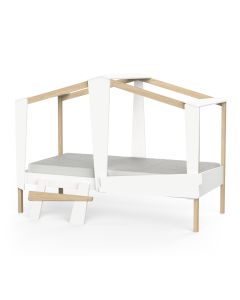 Postelja CABANE 395406 bela (395406)