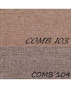Kavč DOLORES comb 104 temno rjava + comb 103 sv. rjava