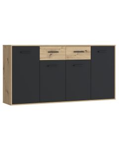 Komoda ANTUZA NTU241-M712 siva + hrast