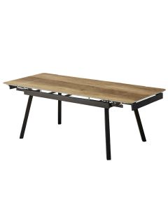 Raztegljiva miza CUPRA (150+30+30)x90x76 cm hrast