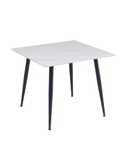 Miza ADRIA 90x90x75 cm HG bel marmor