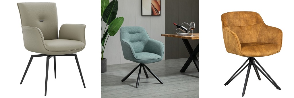 moderni vrtljivi jedilniški stoli