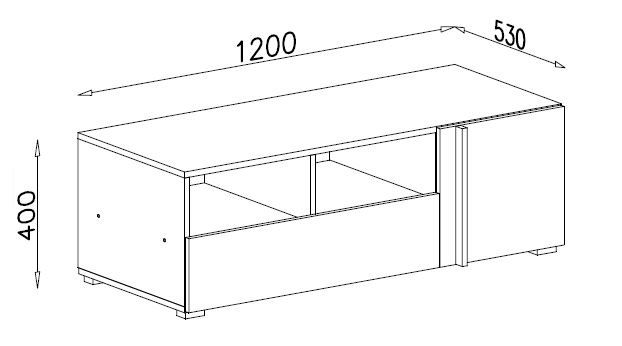 Tv element Remo 12 dimenzije