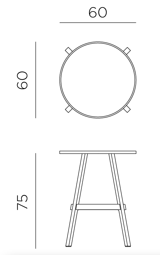 Vrtna miza Combo dimenzije