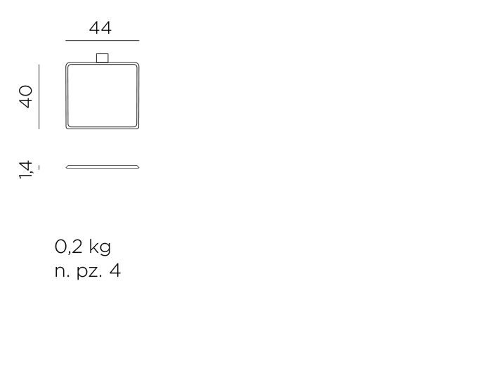Vrtna blazina Trill dimenzije