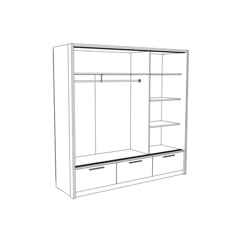 Drsna omara KALIOPA 230 skica