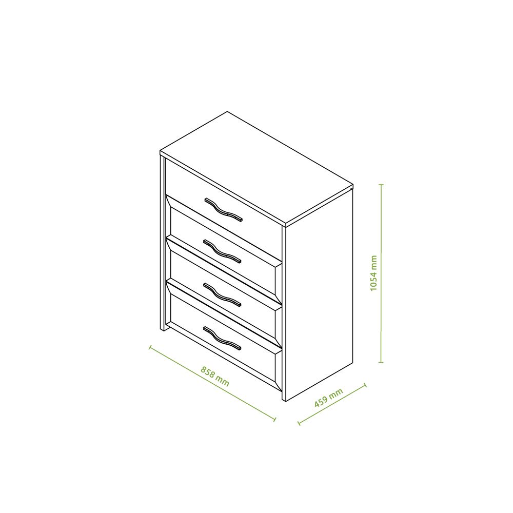 Predalnik GALA F4/GL dimenzije