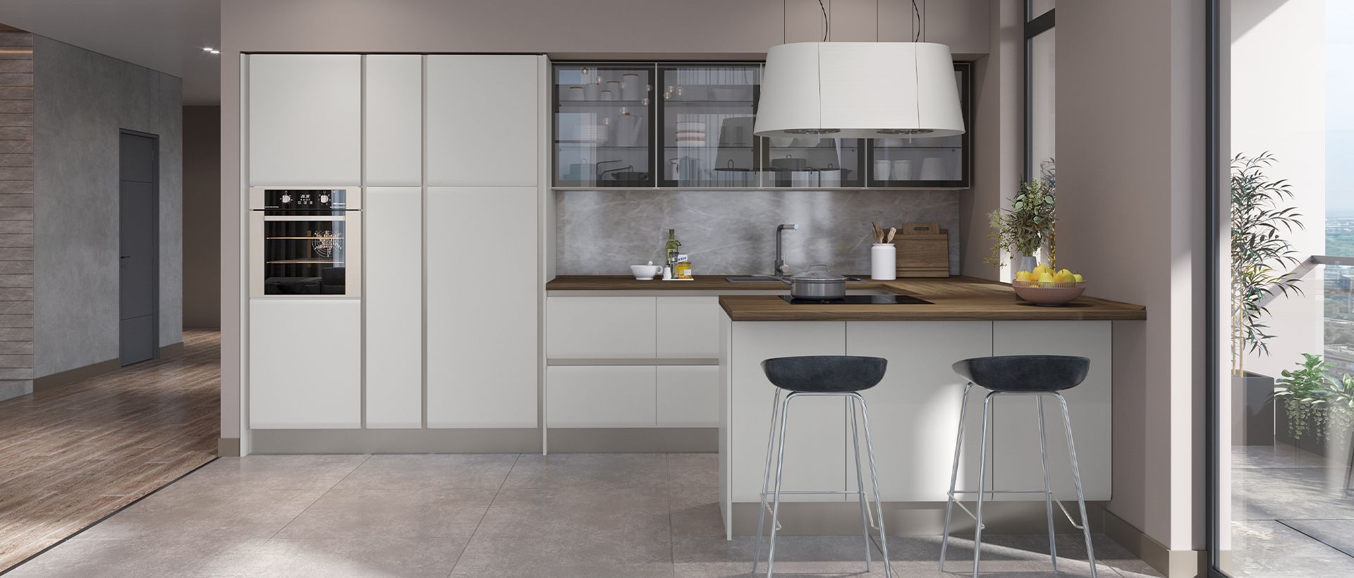 Brezročajna kuhinja Invictus