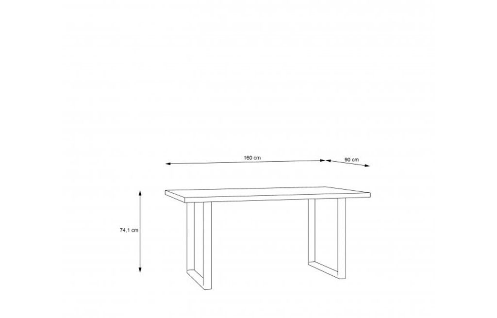 Jedilna miza Murais dimenzije