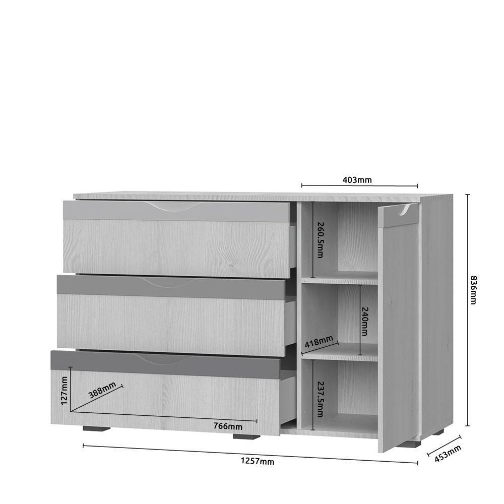 Komoda JOY-K13 dimenzije