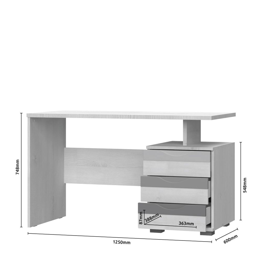 Računalniška miza JOY-KS3 dimenzije