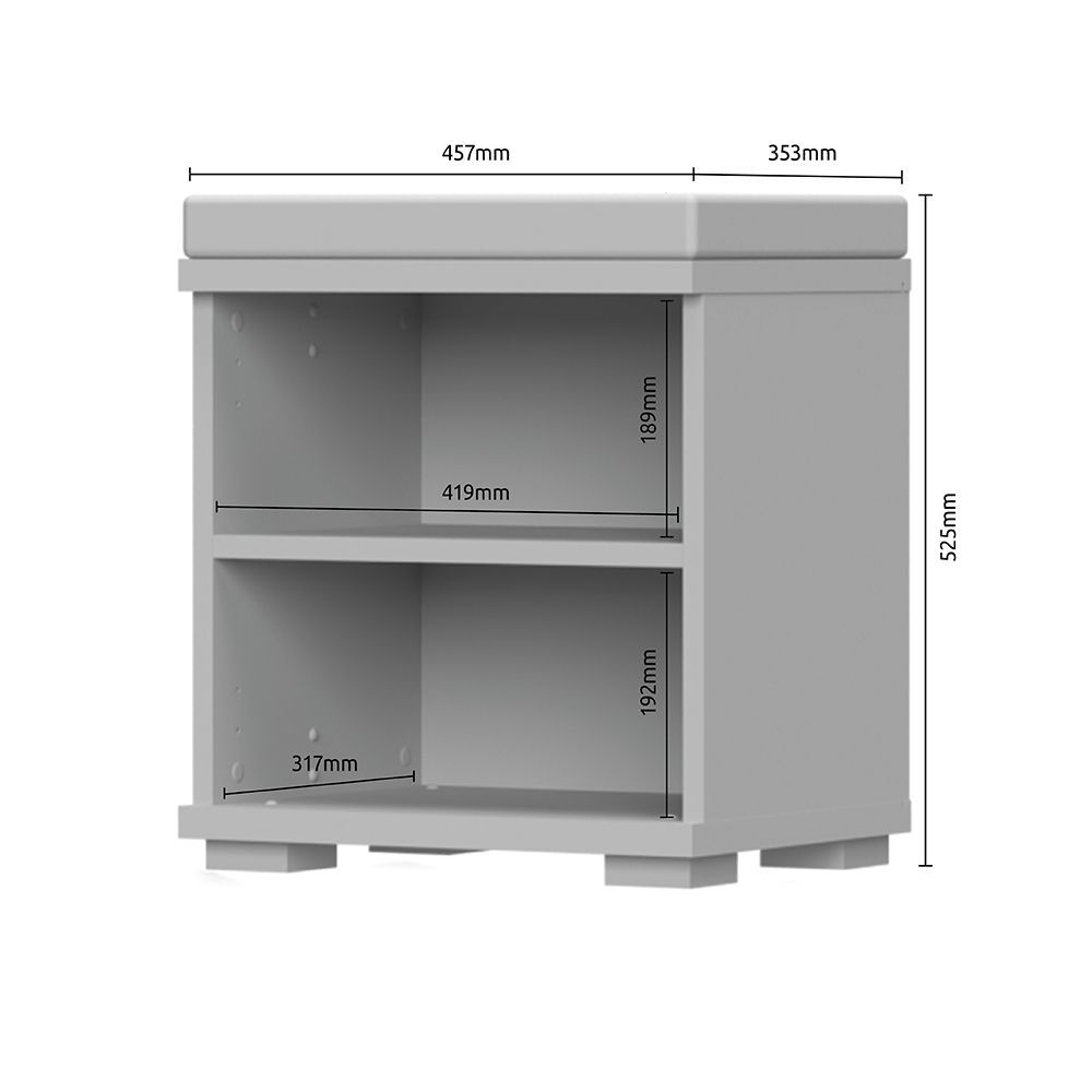 Komoda z blazino PIANO K1 dimenzije