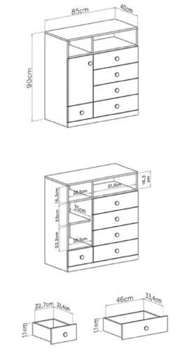 Komoda pixel 9 dimenzije