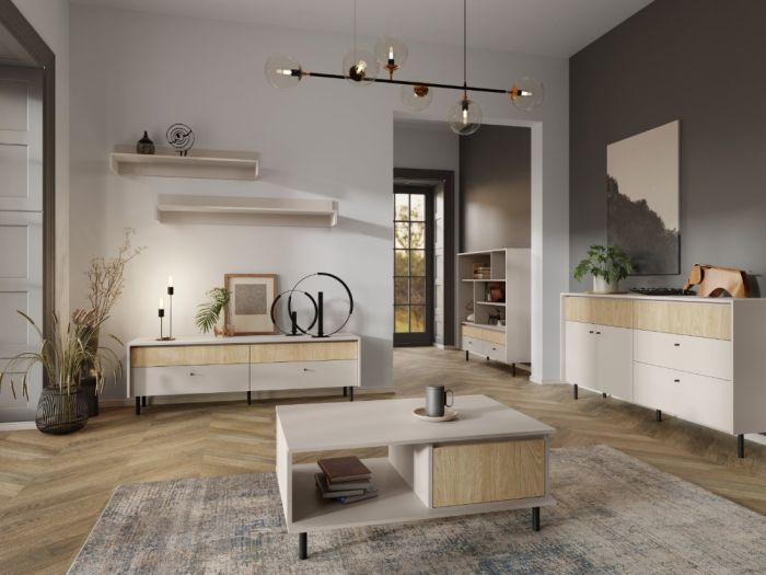 peščena dnevna soba