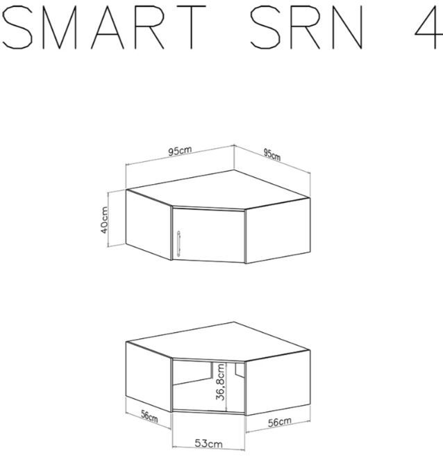 Nastavna omara SMART SM4 dimenzije