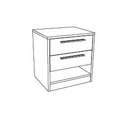 Nočna omarica KALIOPA skica