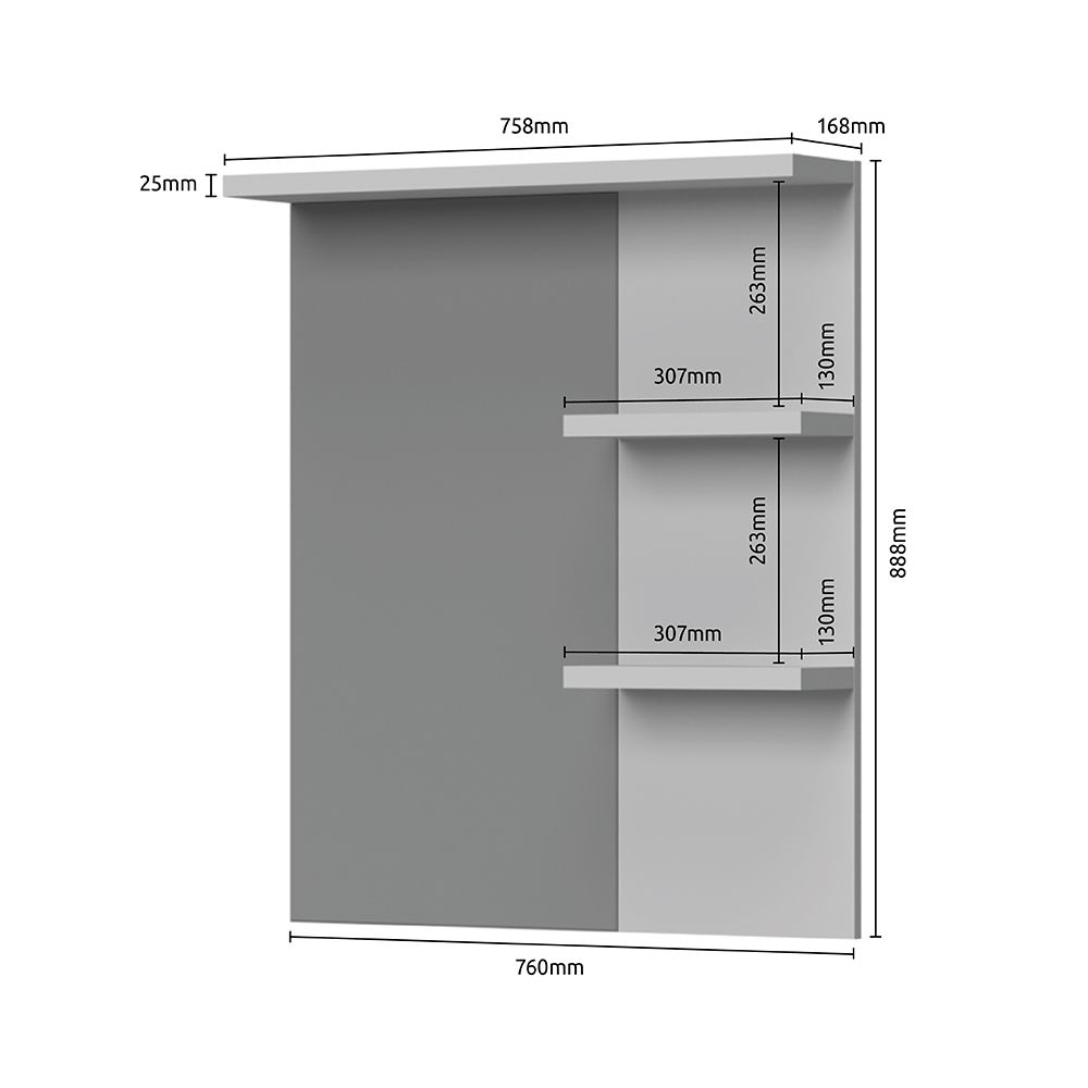 Ogledalo PIANO-OGP dimenzije