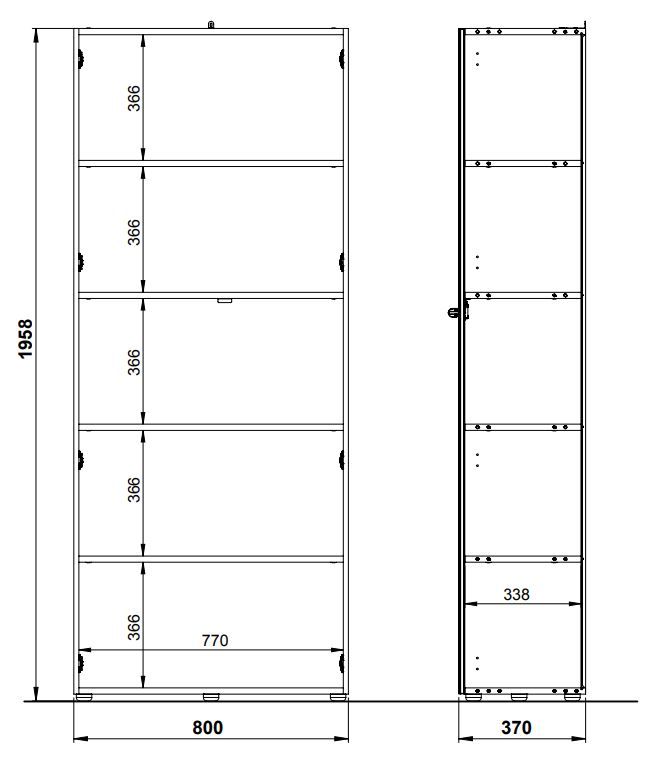 Omara monteria dimenzije