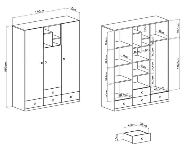 Omara Pixel 1 dimenzije
