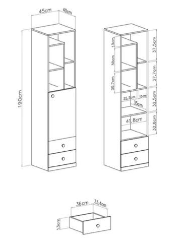 Poličnik Pixel 5 dimenzije