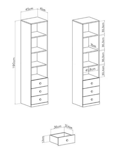 Poličnik Pixel 6 dimenzije