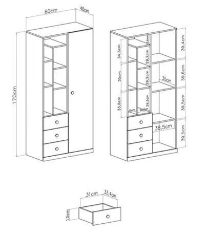 Poličnik Pixel 7 dimenzije