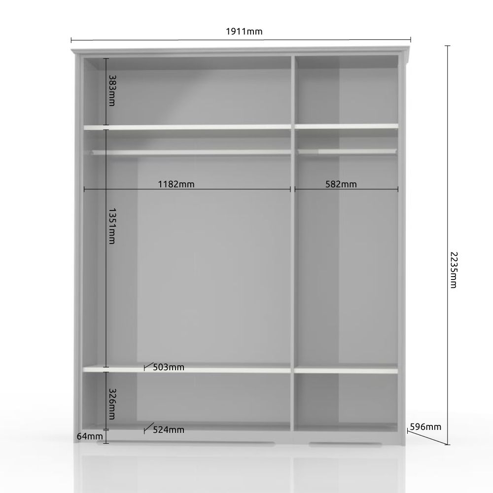 Omara EVERGREEN P3/EG dimenzije