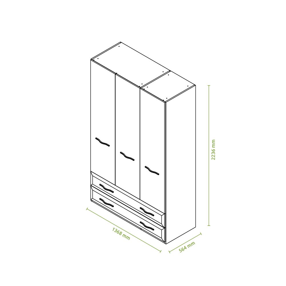 Omara GALA P32/GL dimenzije