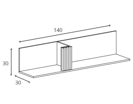 Polica Allmo dimenzije
