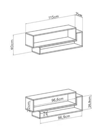 Polica Mobi 14 dimenzije