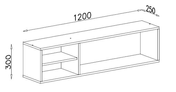 Polica Remo 14 dimenzije