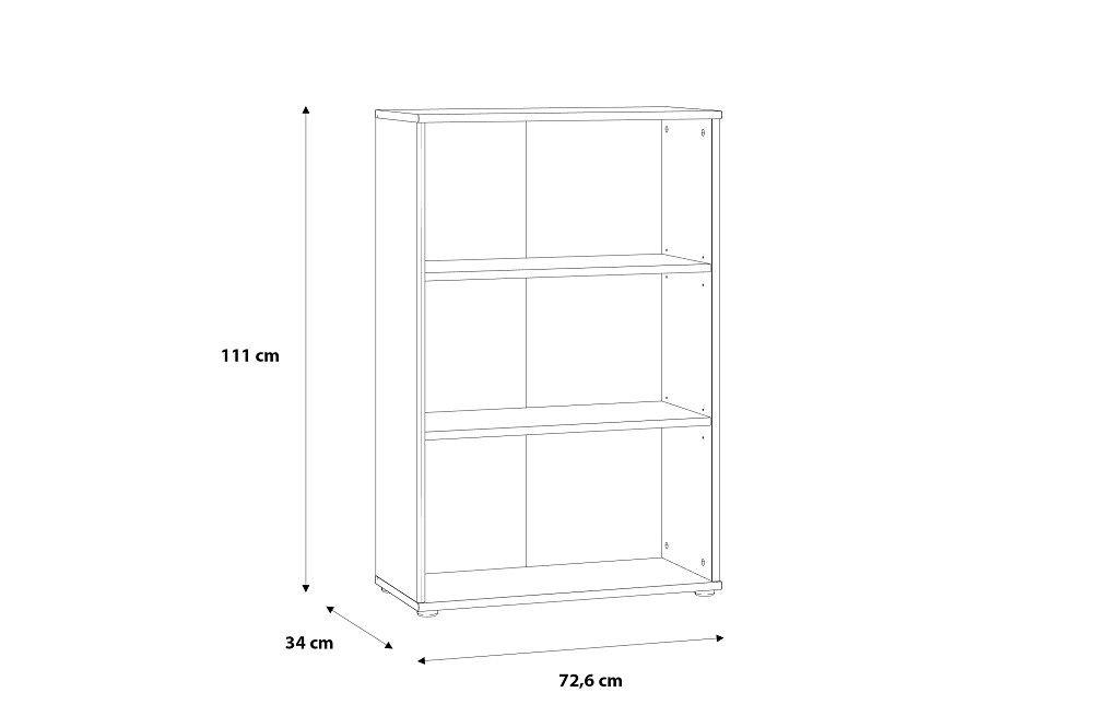 Poličnik Baselinet Plus dimenzije
