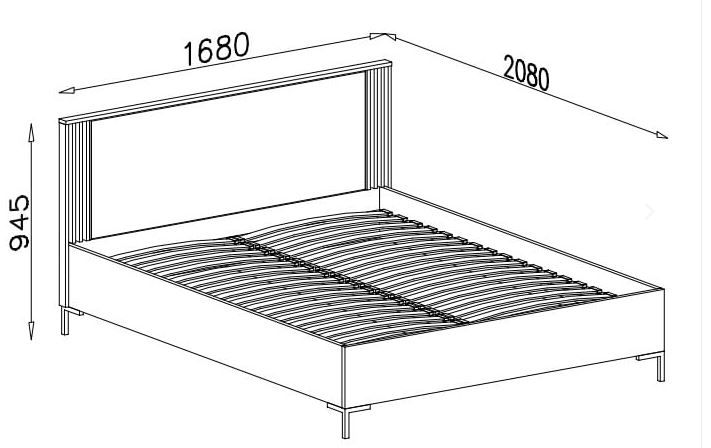 Postelja Allmo AL19 dimenzije