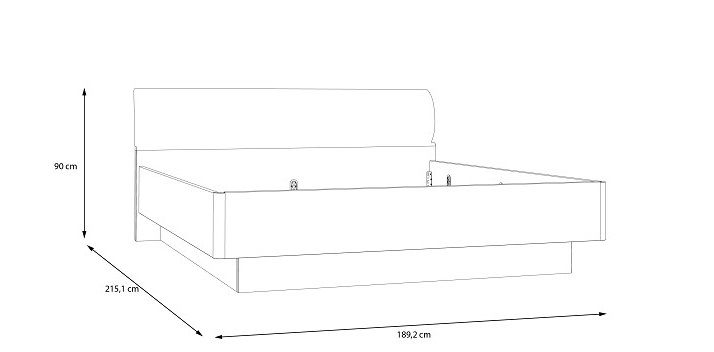postelja MAYACUSEN dimenzije