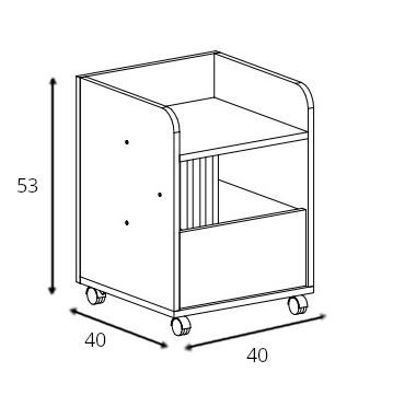 Predalnik Allmo AL10 dimenzije
