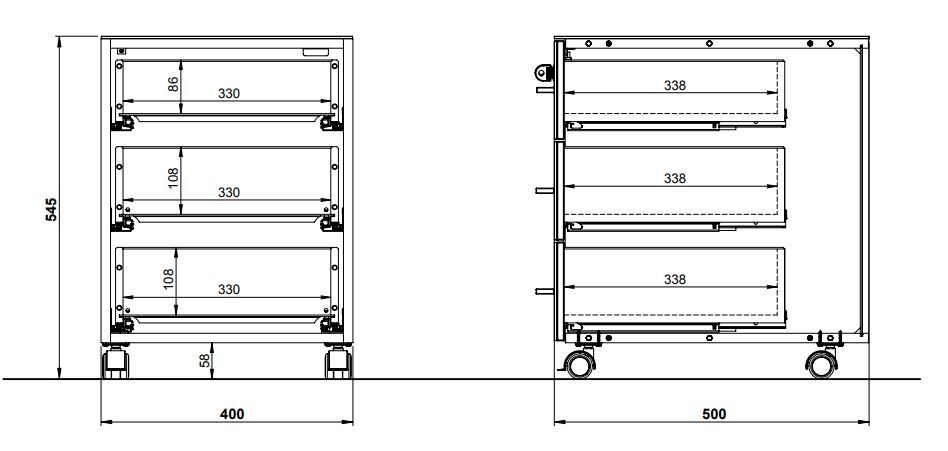 predalnik monteria dimenzije