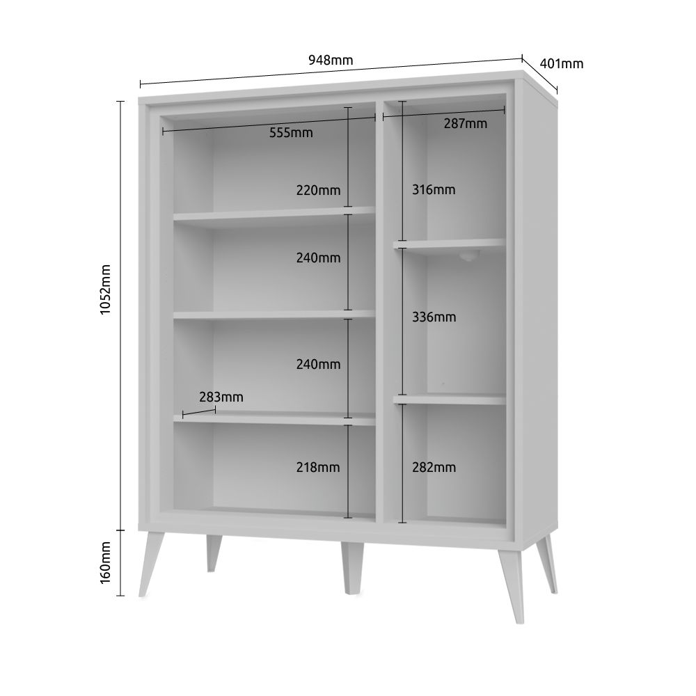 Komoda VIDA dimenzije