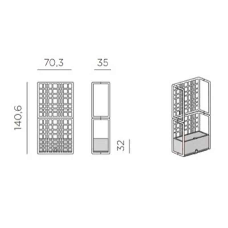 Predelna stena Sipario 2 dimenzije