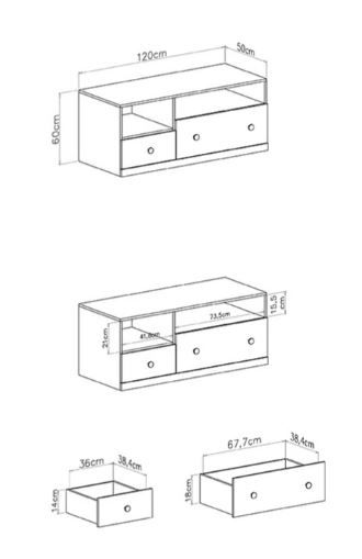 TV omarica Pixel 11 dimenzije