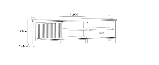 Tv omarica Jytanas dimenzije