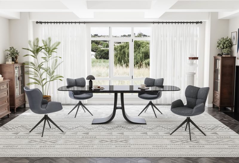 vrtljivi jedilniški stoli