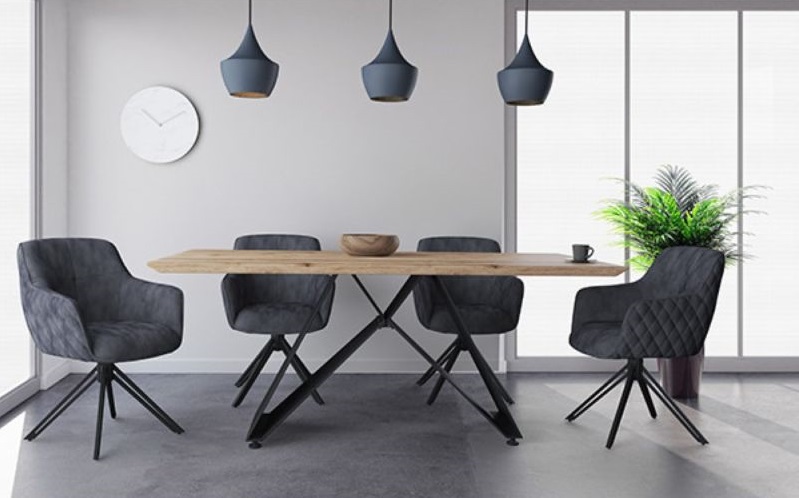 moderni vrtljivi jedilniški stoli